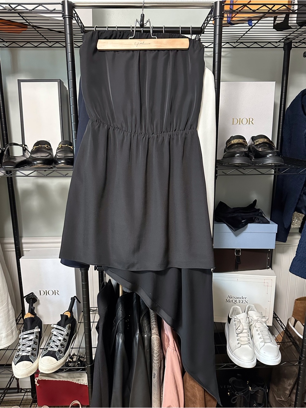 BCBG Little Black Strapless Dress